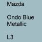 Preview: Mazda, Ondo Blue Metallic, L3.